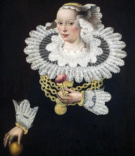 Michael Conrad Hirt Portrait of Anna Rosina Tanck, wife of the mayor of Lubecker oil painting image